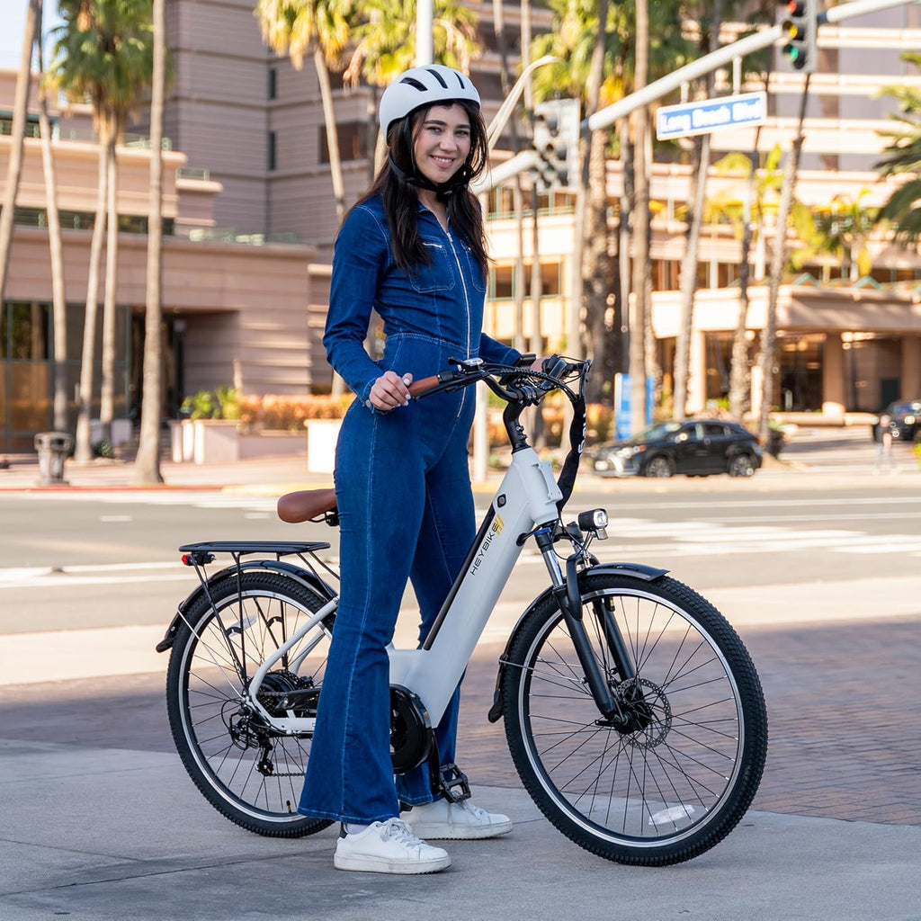 Heybike Cityscape 2.0 Electric Bike for Adults with Peak 1200W Motor, 468Wh Removable Battery, 50Miles 26' Electric Commuter Bike, 7-Speed,UL Certified
