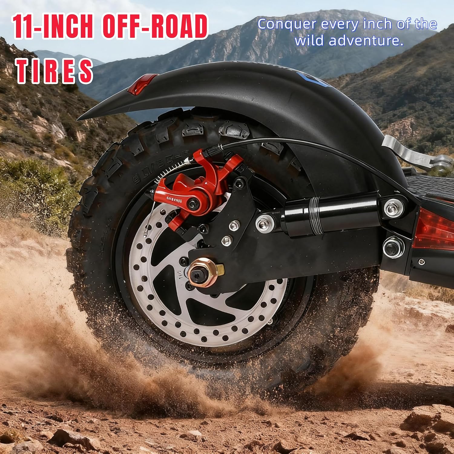 Electric Scooter Adults, 34 Mph Max Speed, 11' Off-Road Tires,48V 18AH Big Battery, 31 Miles Long Range, 1200W Motor, Dual Braking System,Folding Commuter E Scooter