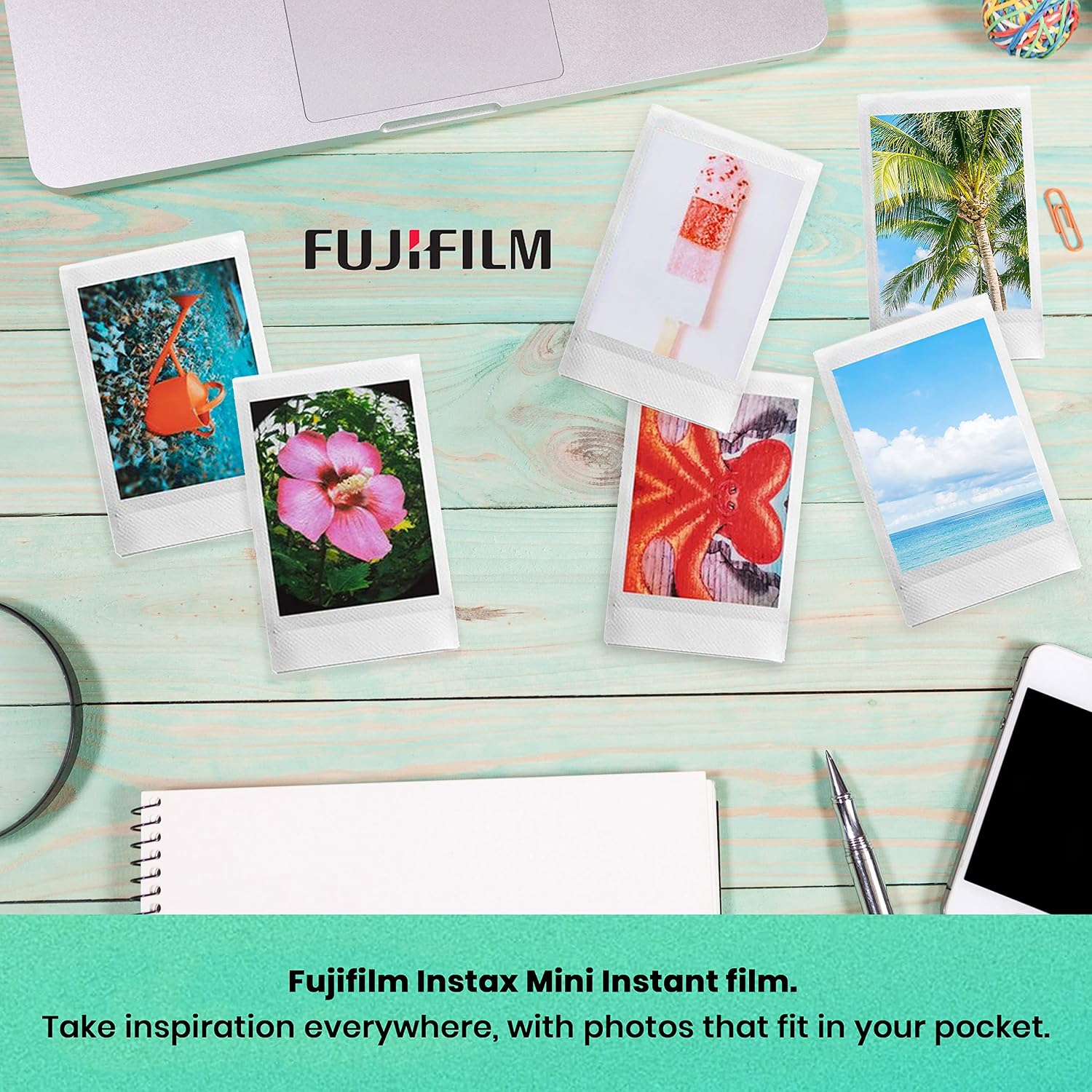 Fujifilm INSTAX Mini 12 Instant Film Camera (Blossom Pink) + Fuji Single Pack - 10 Prints Protective Case Pink Photo Album Travel Stickers Bundle!