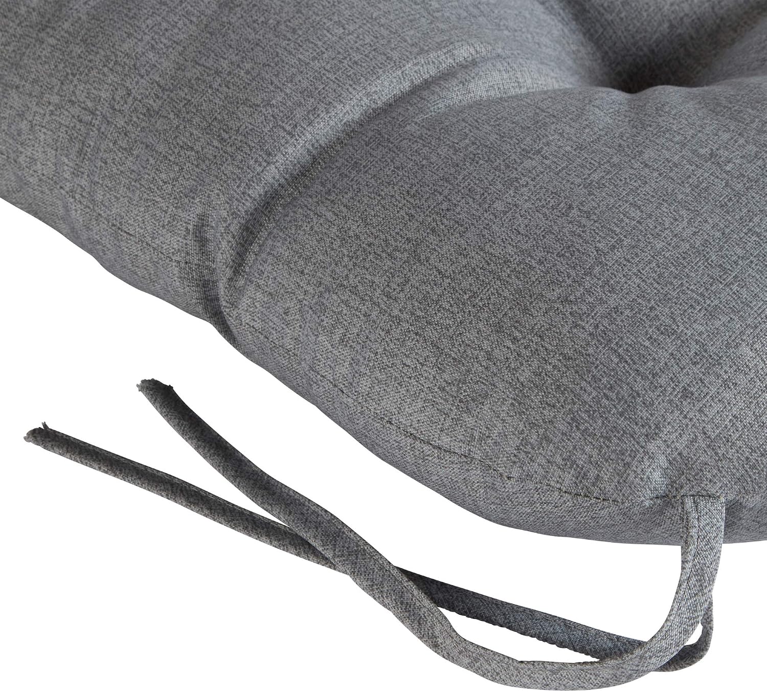 Greendale Home Fashions Outdoor 42x21-inch Seat/Back Chair Cushion (Set of 2), Cement