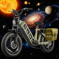 2026 Eahora 5400W Juliet Pro 2 Electric Bike for Adults 43MPH Dual Motor 70Ah Ebike 200Miles Long Range Electric Bicycle, 20'' Fat Tire Full Suspension Electric Mountain Bike for Commuting/Delivery