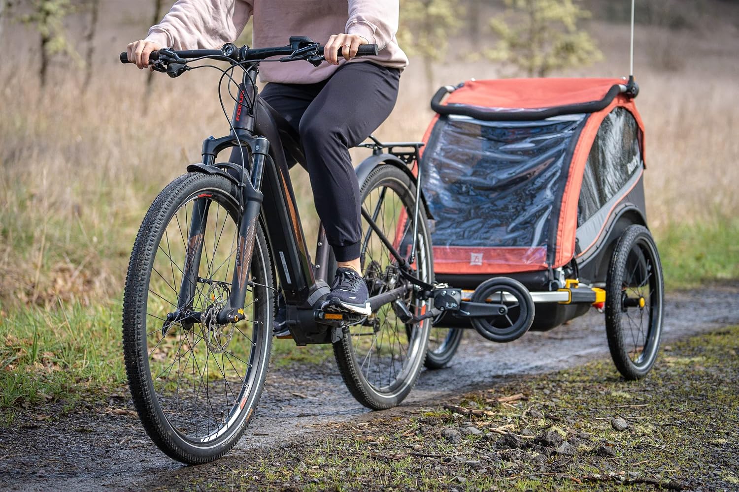 Burley Cub X, 2 Seat Kids Bike Trailer & Stroller