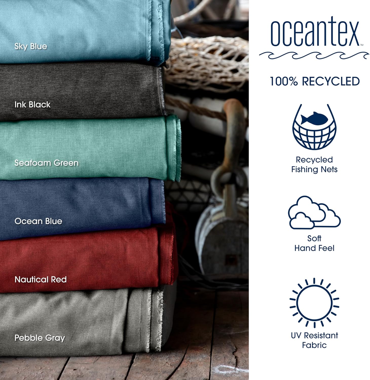 ARDEN Oceantex Indoor/Outdoor Plush Modern Tufted Adirondack Cushion, 2-Pack, 21.5 x 19, Water Repellent, Rain Proof, Fade Resistant Cushion For Rocking Chair Or Adirondack Ink Charcoal Black