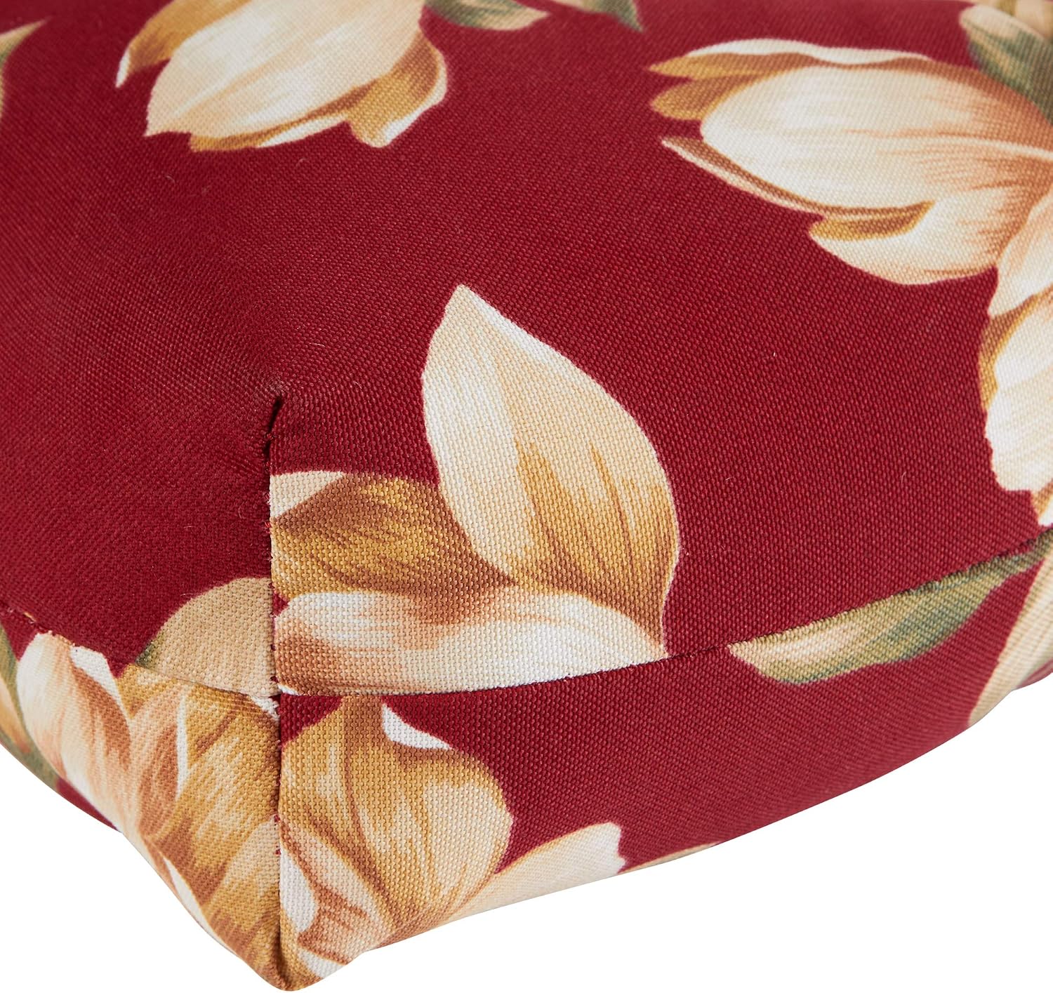 Greendale Home Fashions Outdoor 42x21-inch Seat/Back Chair Cushion (Set of 2), Tuscan Floral