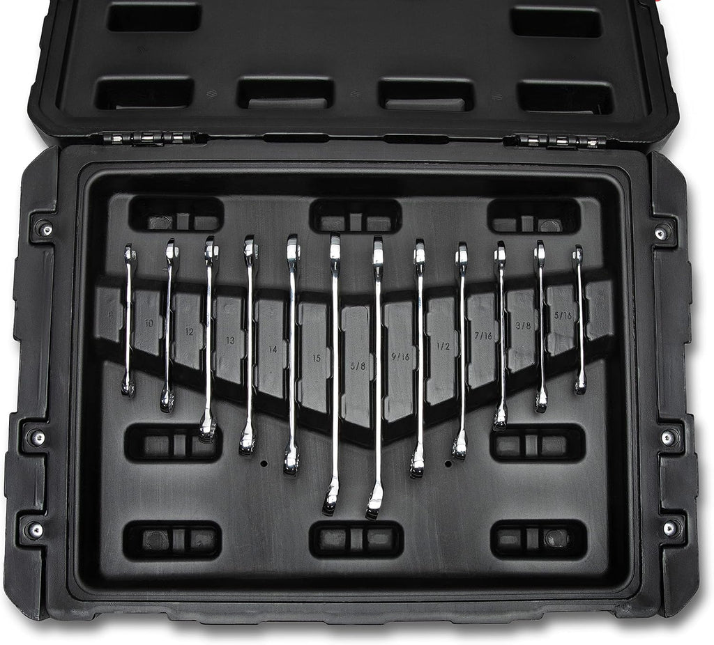 Crescent 229 Piece 1/4', 3/8' & 1/2' Drive Mechanics Hand Tool Set with 3 Drawer Storage Case - CTK229C