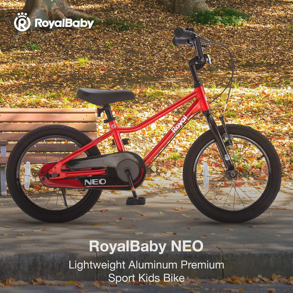RoyalBaby Kids Bike, Lightweight Aluminum 16 18 Inch Wheel Bicycle Boys Girls Ages 4-9 Years, Multiple Colors